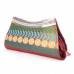 Seagreen Handbag + Banarsi Clutch + Black Strap watch